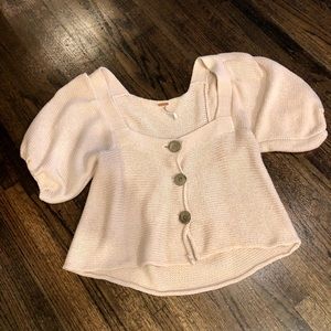 Free People cropped sweater